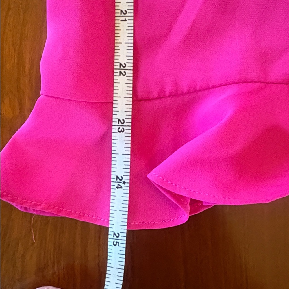 Amanda Uprichard Silk Cutout Magenta Dress Medium - Picture 12 of 13